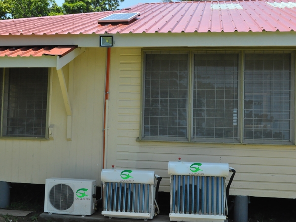 Hybrid solar air conditioner  ...