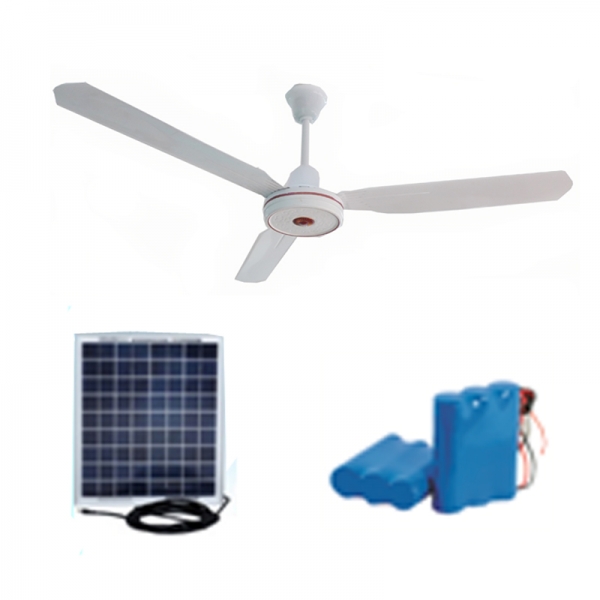 12v Acdc Hybrid Solar Rechargeable, Solar Ceiling Fan